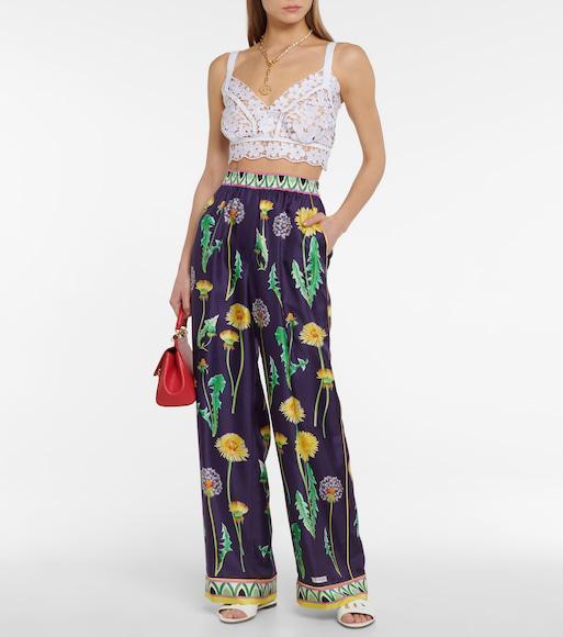 DOLCE & GABBANA Slides With Dg Millennials Logo In Multi