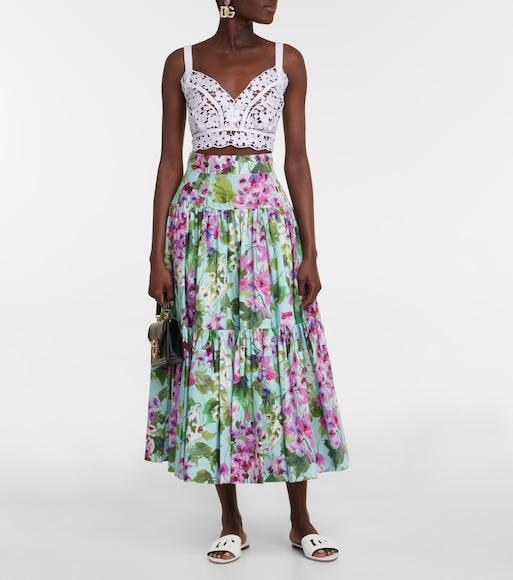 DOLCE & GABBANA Slides With Dg Millennials Logo In Multi