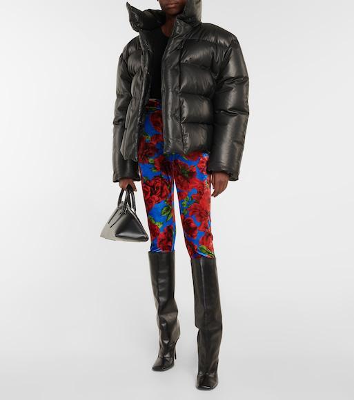 ATTICO Sienna Calfskin Stiletto Knee Boots In Black