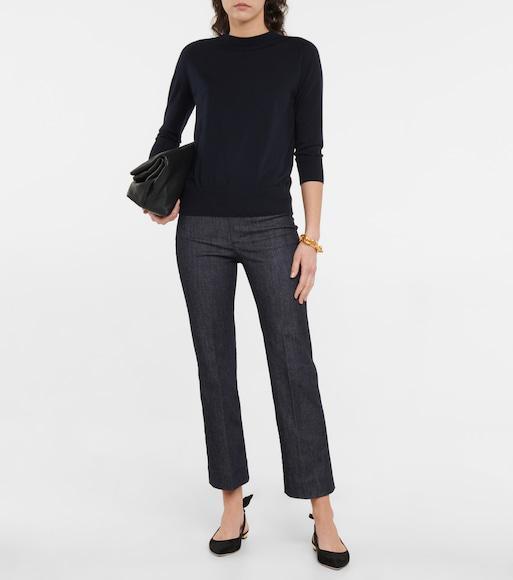 AQUAZZURA Forever Marilyn Cutout Ballet Flats In Black Suede