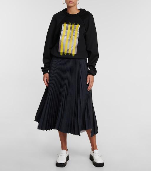 MARNI Piercing-detail Slip-on Loafers In Lily White