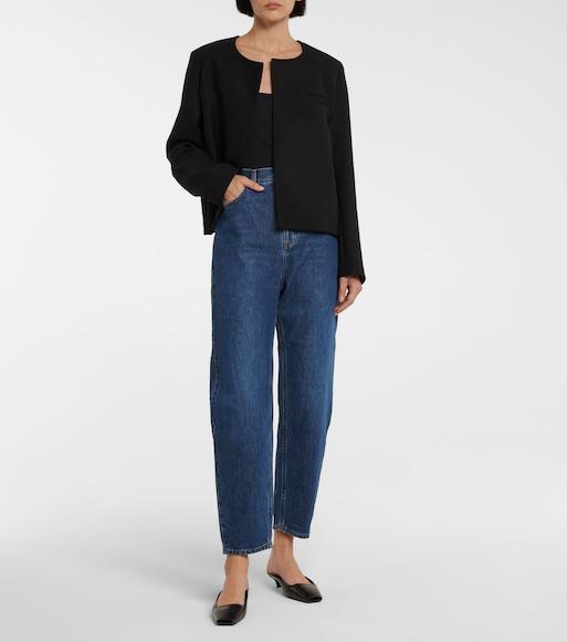 TOTÊME Toteme Organic Cotton Rib Tank Top In Black