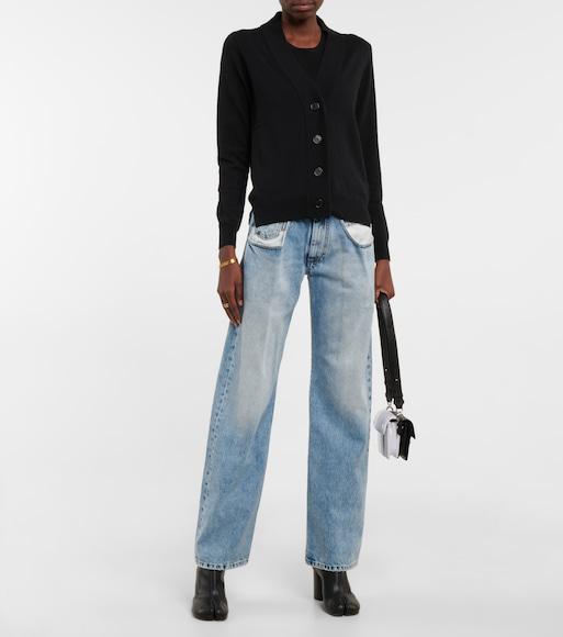 MAISON MARGIELA Straight Leg Jeans With Contrasted Pockets Clothing In Blue
