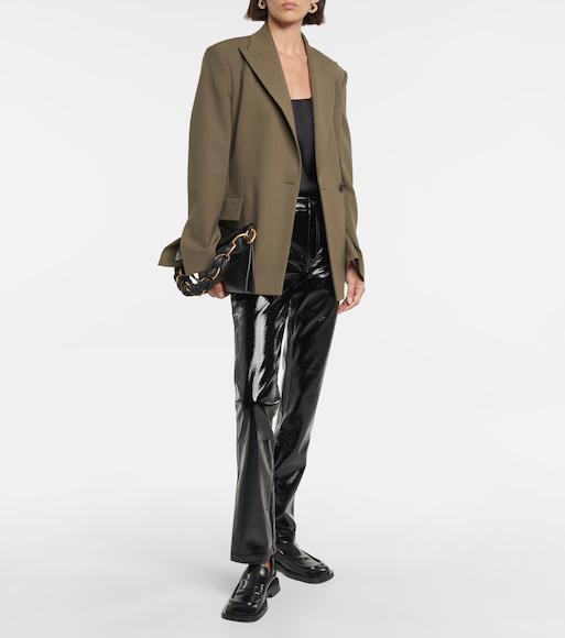 THE ROW Biggins Silk Top In Black