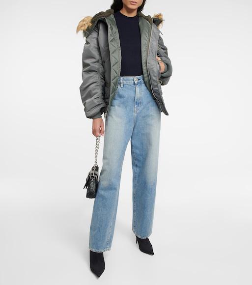 MAISON MARGIELA Black Viscose Bodysuit