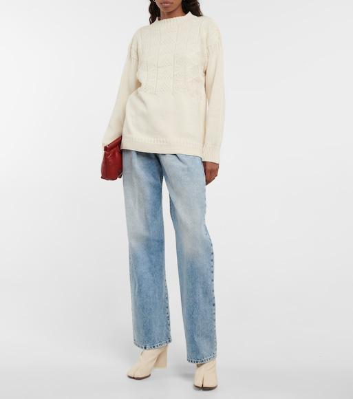 MAISON MARGIELA Straight Leg Jeans With Contrasted Pockets Clothing In Blue