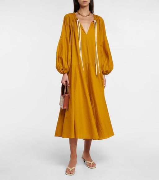 TOTÊME The Flip Flop Cream Crocodile-effect Leather Sandals In Sand Croco