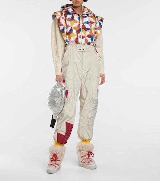 ISABEL MARANT Maisie Intarsia Ski Socks In Red Yellow