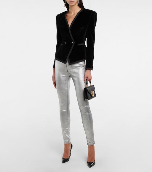 DOLCE & GABBANA Women Devotion Small Leather Handbag In Black