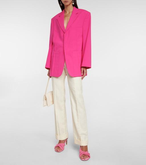 JACQUEMUS Gold Le Papier 'les Creoles Chiquito' Earrings