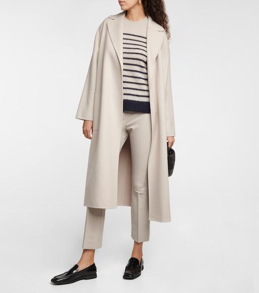 S MAX MARA Fatina Mid-rise Cropped Pants In Sand