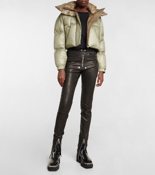 PETER DO Metal-trimmed Leather Ankle Boots In Black