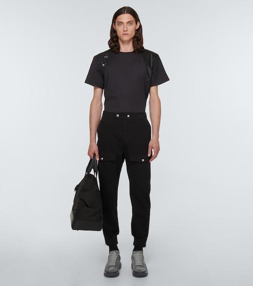 ALEXANDER MCQUEEN Cotton Jersey T-shirt In Black