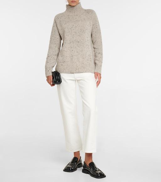 THE ROW Lesley Straight Crop Jeans In White