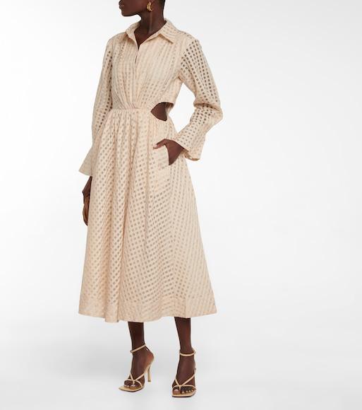 BOTTEGA VENETA Stretch 90 Square-open Toe Sandals In Lambskin In White