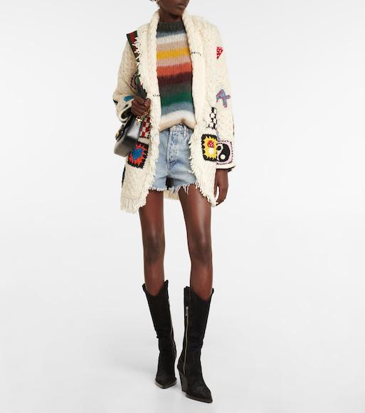 GUCCI 1955 Horsebit Mini Grained-leather Shoulder Bag In Black