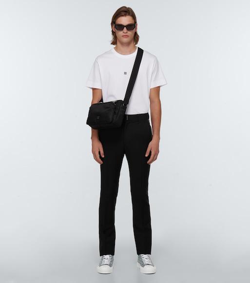 GIVENCHY Metal 4g Crewneck T-shirt In White