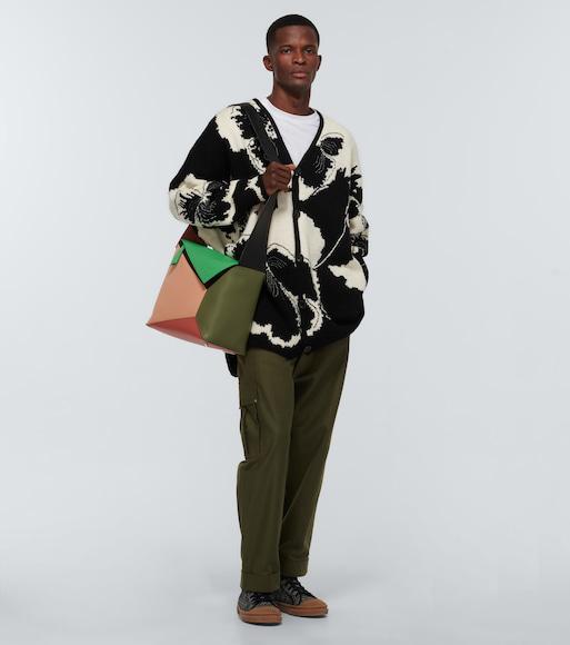 LOEWE Slim-fit Logo-embroidered Cotton-jersey T-shirt In White