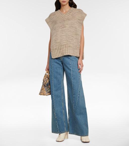 MAISON MARGIELA Women's Sleeveless Bodysuit In Neutrals