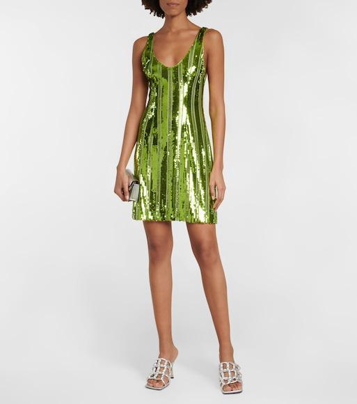 BOTTEGA VENETA Stretch Metallic Leather Sandals In Gray