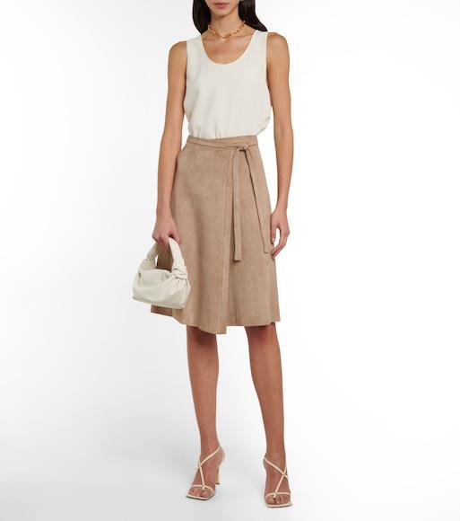 BOTTEGA VENETA Stretch 90 Square-open Toe Sandals In Lambskin In White