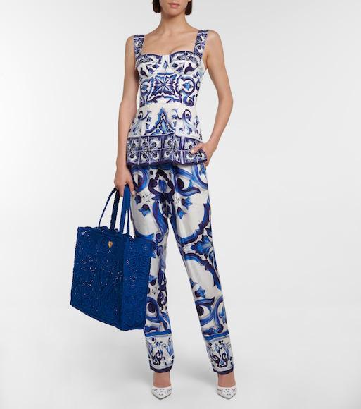 DOLCE & GABBANA Slides With Dg Millennials Logo In Multi