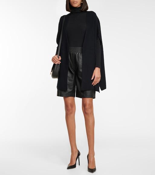 WOLFORD Colorado Cotton-blend Turtleneck Bodysuit In Black