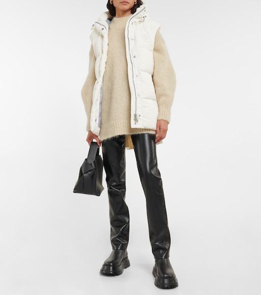 AGOLDE Recycled Leather Kick Boot With Modern Silhouette In Black