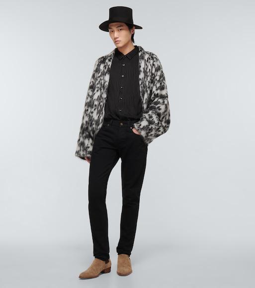 SAINT LAURENT Wyatt 30 Chelsea Boots In Brown