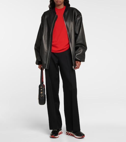 CHRISTIAN LOUBOUTIN Logo Casual Sports Shoes In Black