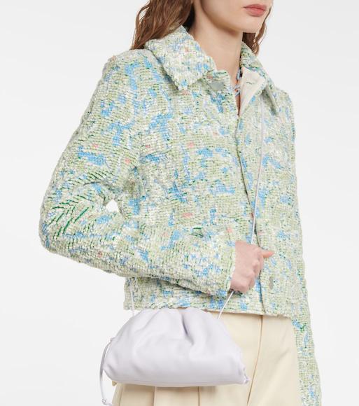 BOTTEGA VENETA Stretch 90 Square-open Toe Sandals In Lambskin In White