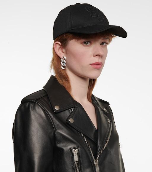 SAINT LAURENT Andy Low-top Leather Sneakers In White