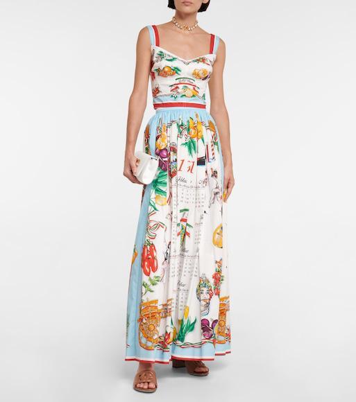 DOLCE & GABBANA White Mules With Low Heel And Dg Millennials Detail In Smooth Leather