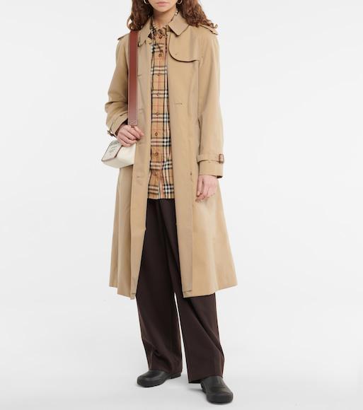 BURBERRY Flinton Check Waterproof Rain Boot In Black