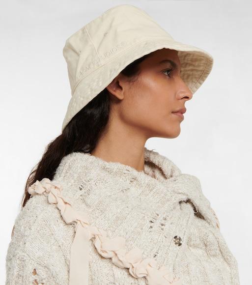 ACNE STUDIOS Floral-print Asymmetric Fringed Skirt In Beige