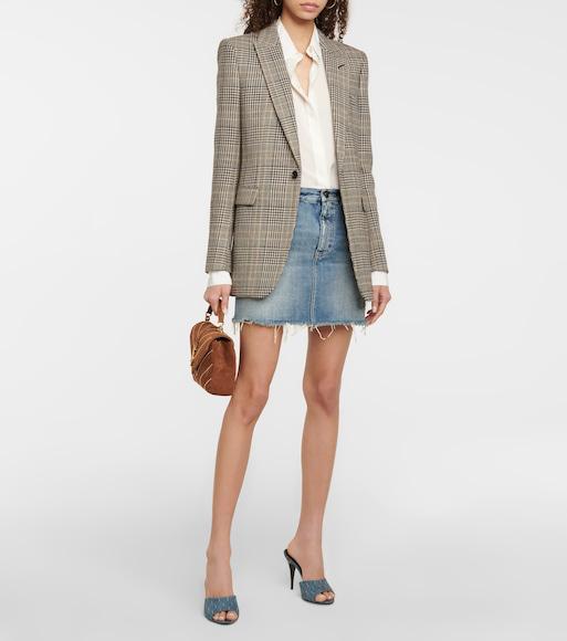 SAINT LAURENT Silk Crêpe De Chine Shirt In White