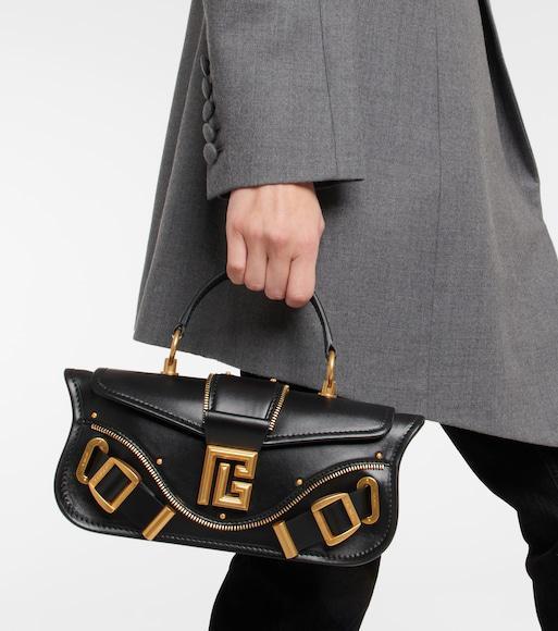 BALMAIN Printed Logo Cropped T-shirt In Black