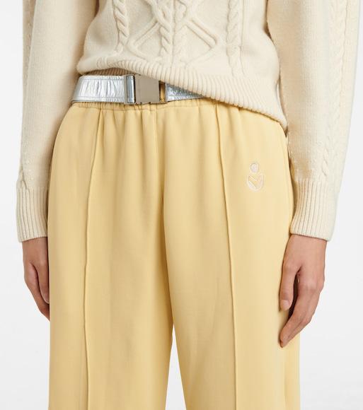 ISABEL MARANT Maisie Intarsia Ski Socks In Red Yellow