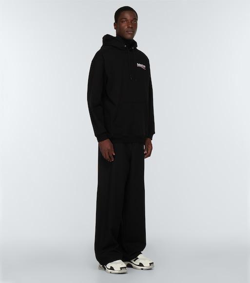 BALENCIAGA Political Campaign Sweatshirt In Black