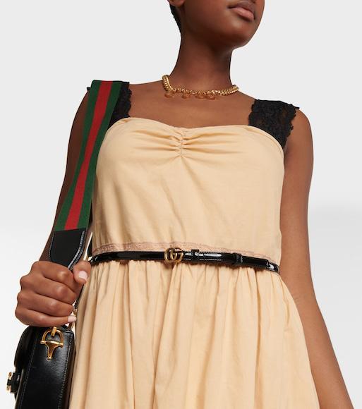 GUCCI Belt In 002 Havana Gold Brown