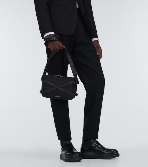 ALEXANDER MCQUEEN Wool And Mohair-blend Suit Jacket In Black