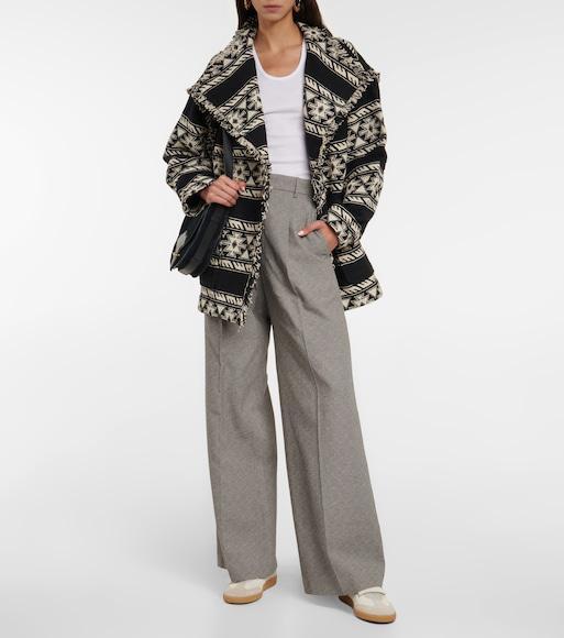 ISABEL MARANT Beth Mixed Leather Triple-grip Sneakers In Multi