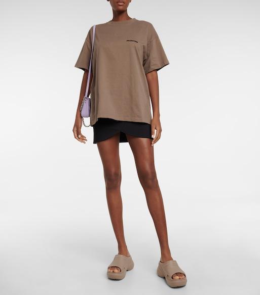 BALENCIAGA Sandali Bassi Pool Crocs Da Donna In Beige