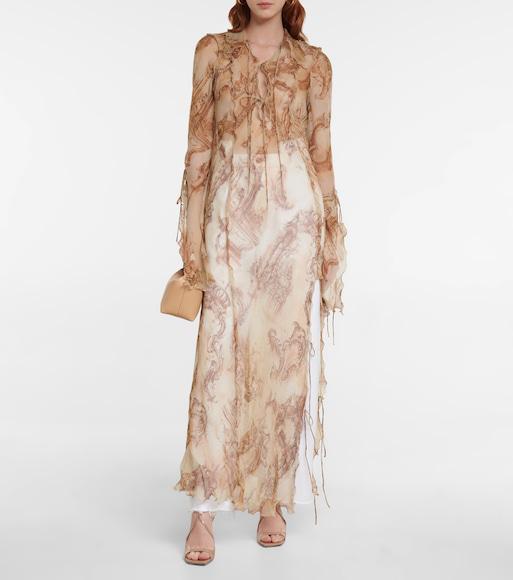 JIMMY CHOO Patent Leather Azia 95 Sandals In Multicolor