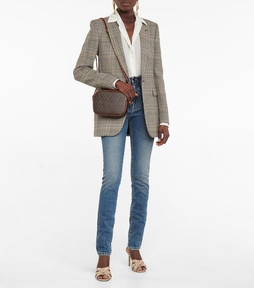 SAINT LAURENT Silk Crêpe De Chine Shirt In White