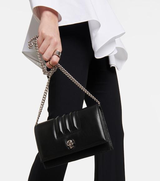 ALEXANDER MCQUEEN Tailored Wool Trousers Featuring Flared Hem In Black