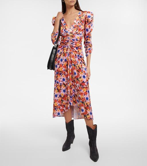 ISABEL MARANT 'dahope' Brown Cowboy Boots In Multi