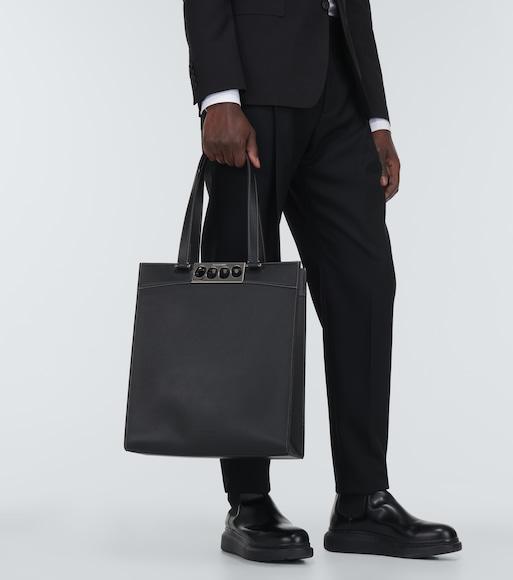 ALEXANDER MCQUEEN Wool And Mohair-blend Suit Jacket In Black