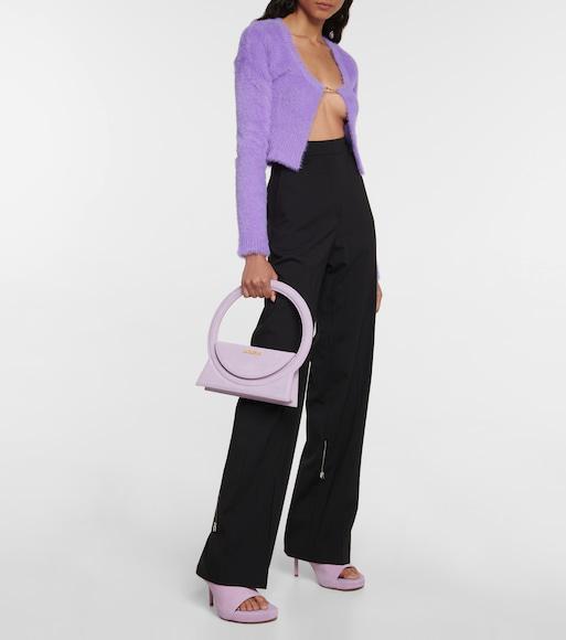 JACQUEMUS La Maille Neve Manches Longues Cardigan In Purple