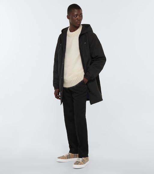 BURBERRY Vintage Check Low-top Sneakers In Archive Beige